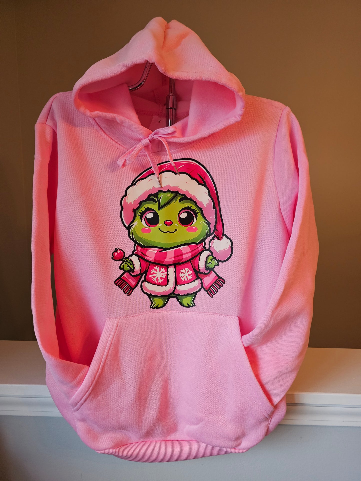 Baby Grinch Pink Hoodie