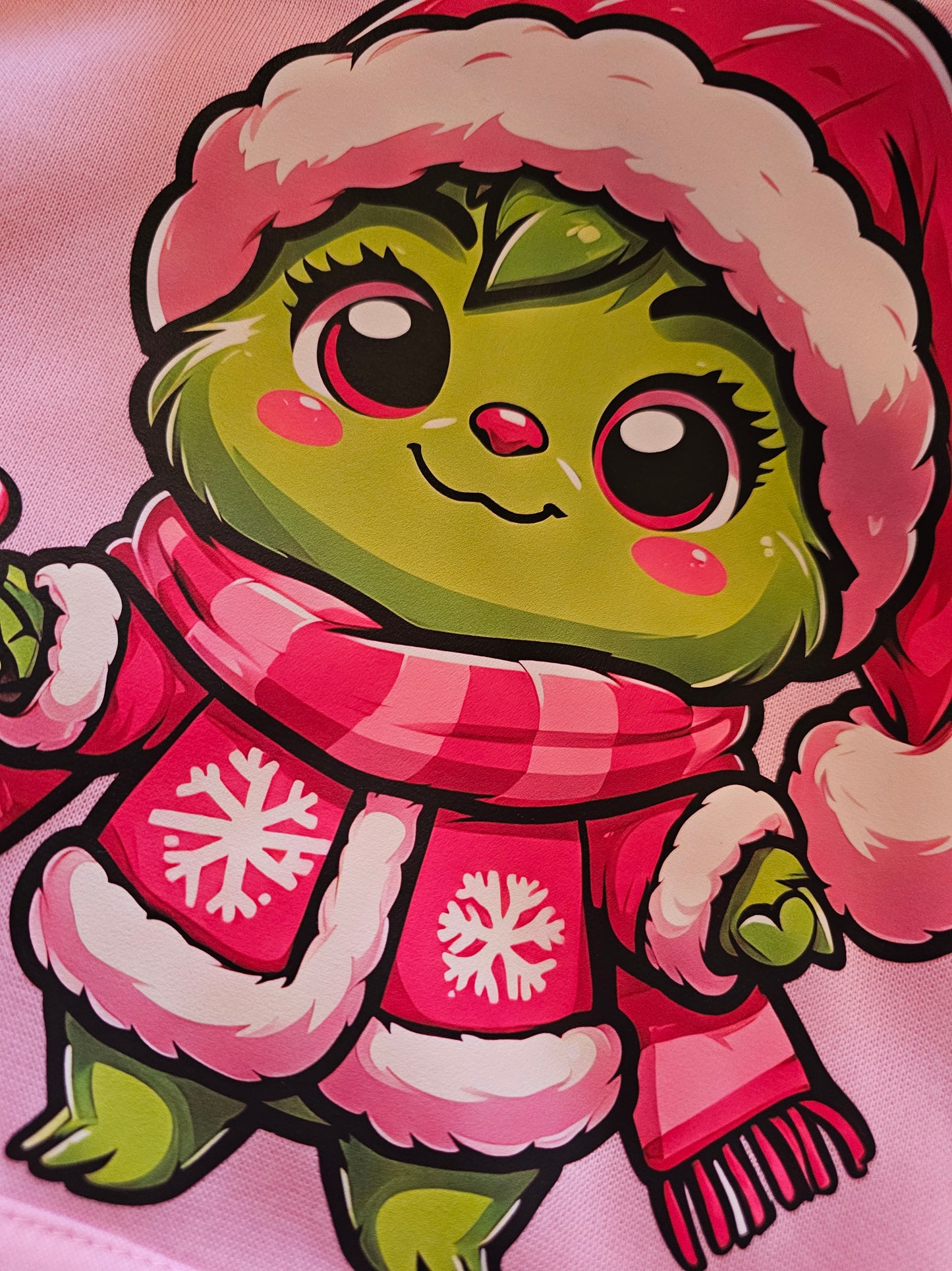 Baby Grinch Pink Hoodie
