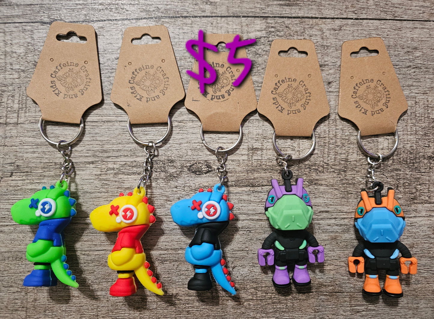 Mech Dino Keychain