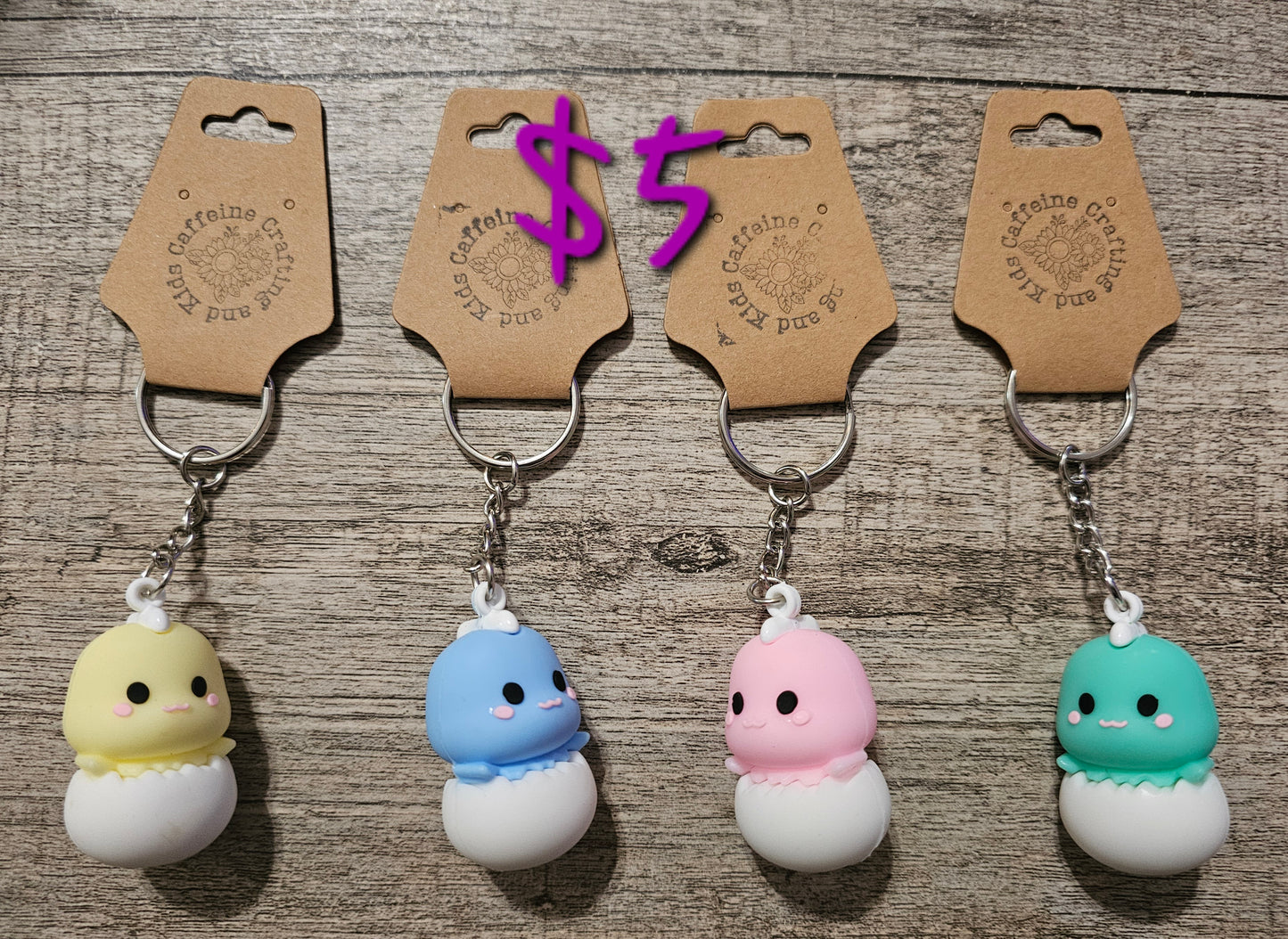 Baby Dinosaur Keychain