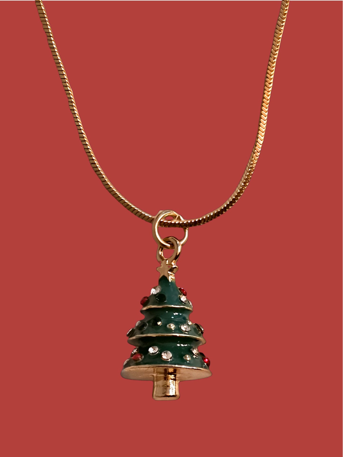 Christmas Tree Necklace