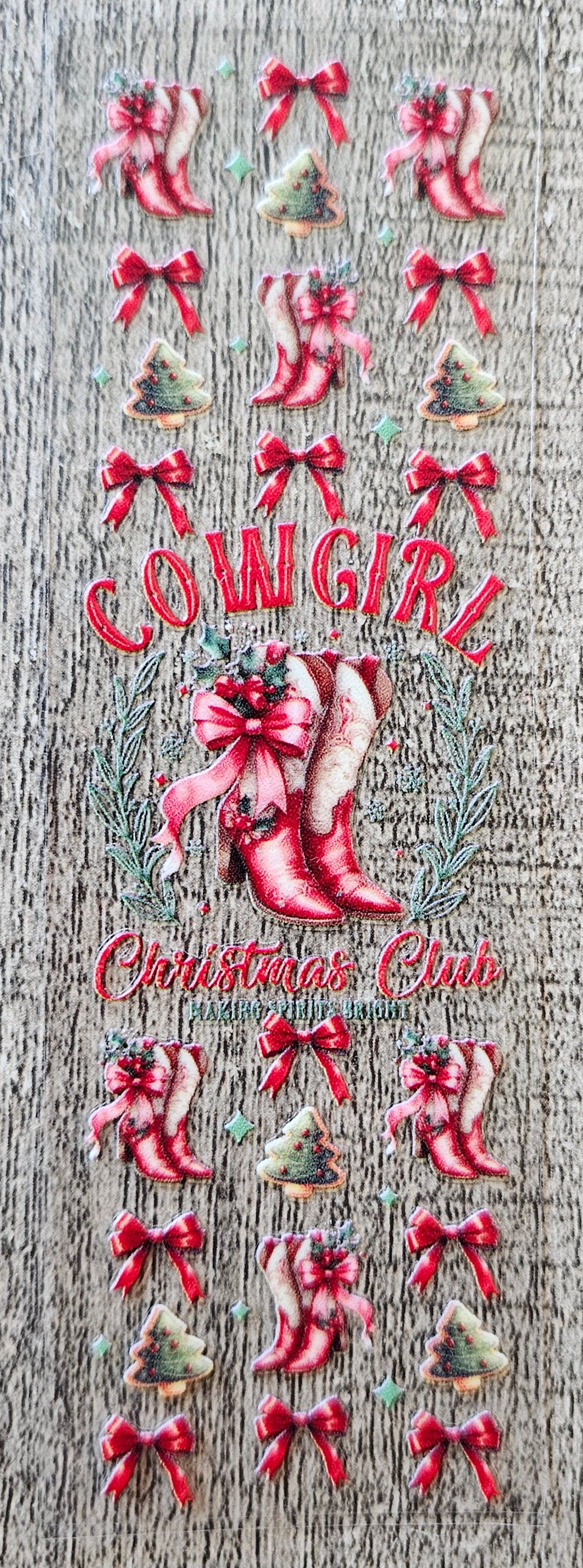 Christmas Western Pen/Bookmark Wrap