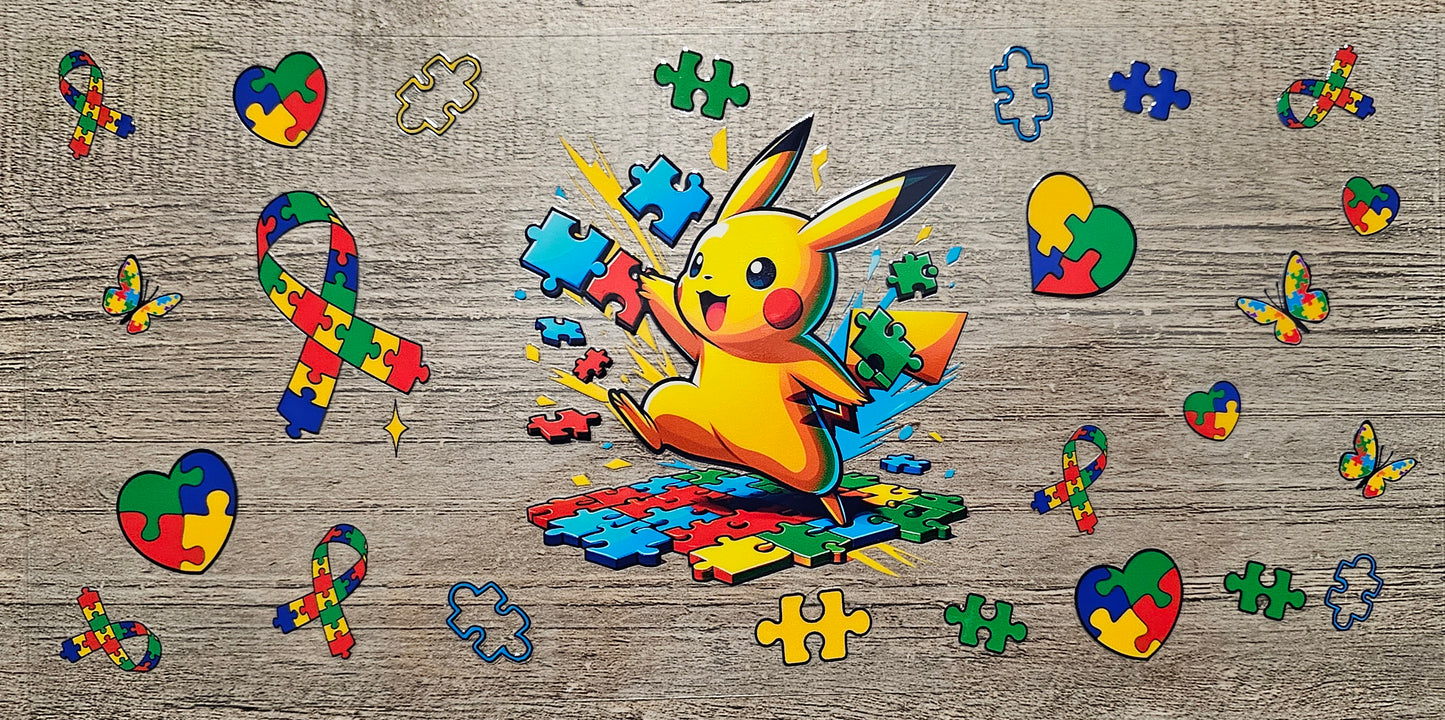 Pocket Monster Autism 16oz Wrap