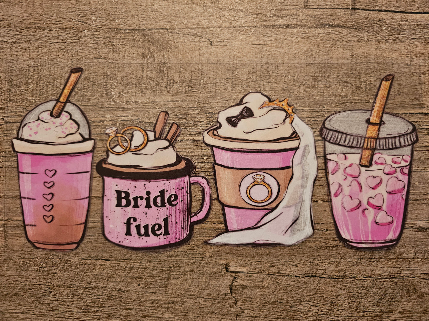 Wedding Bride Fuel 16oz Wrap
