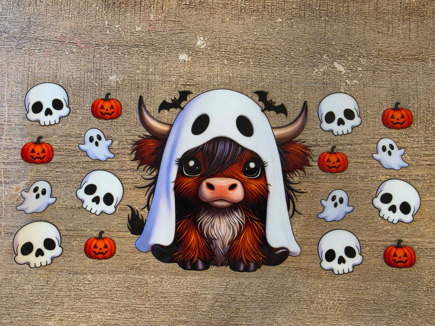 Halloween Ghost 16oz Wrap