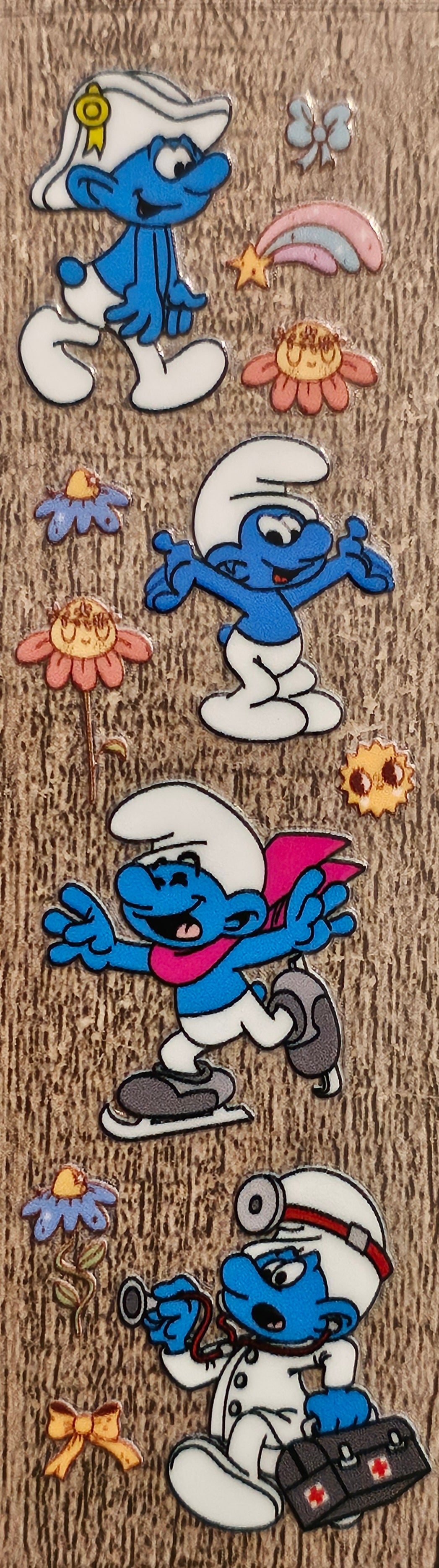 Blue Cartoon Pen/Bookmark Wrap