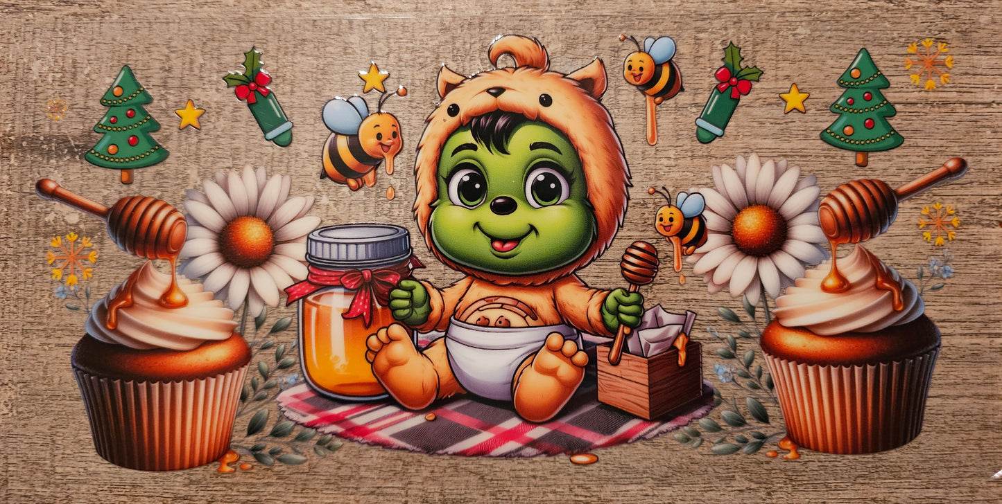 Christmas Baby Green Man 16oz Wrap