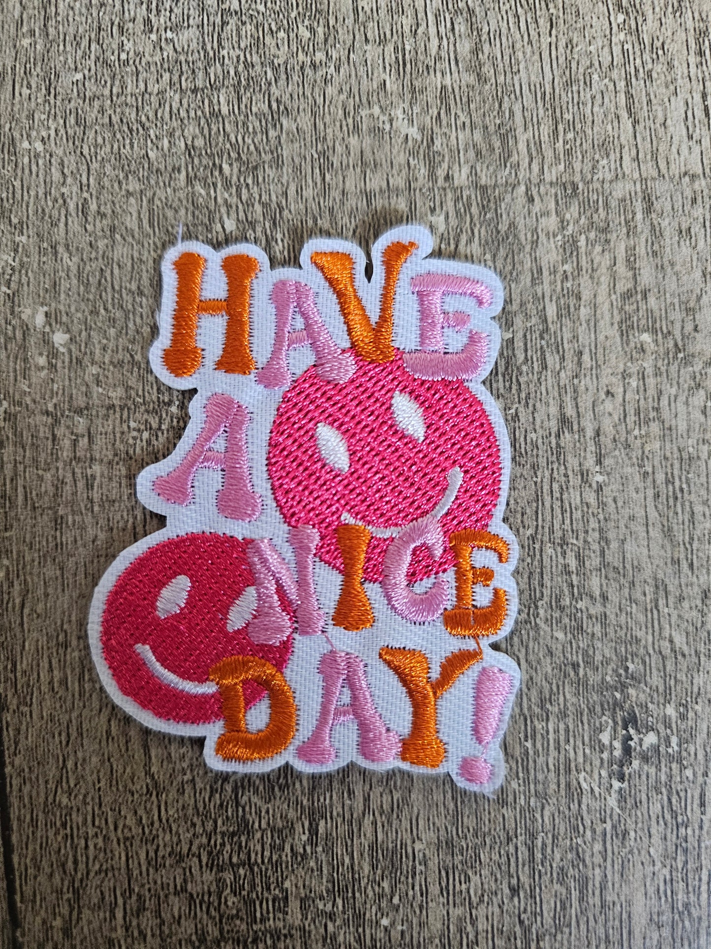 Have A Nice Day Mini Patch 3in