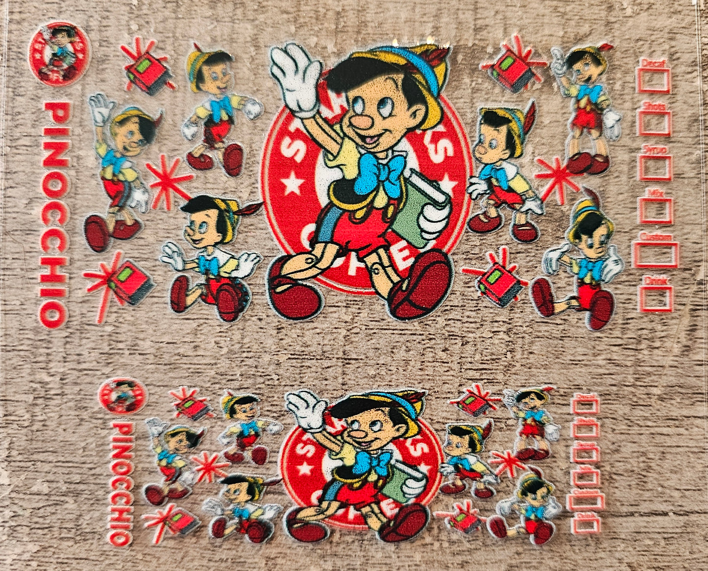 Wooden Doll 3oz Wrap