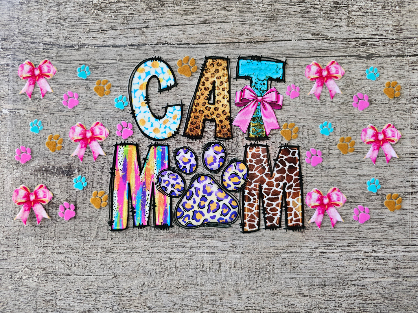 Cat Mom 16oz Wrap