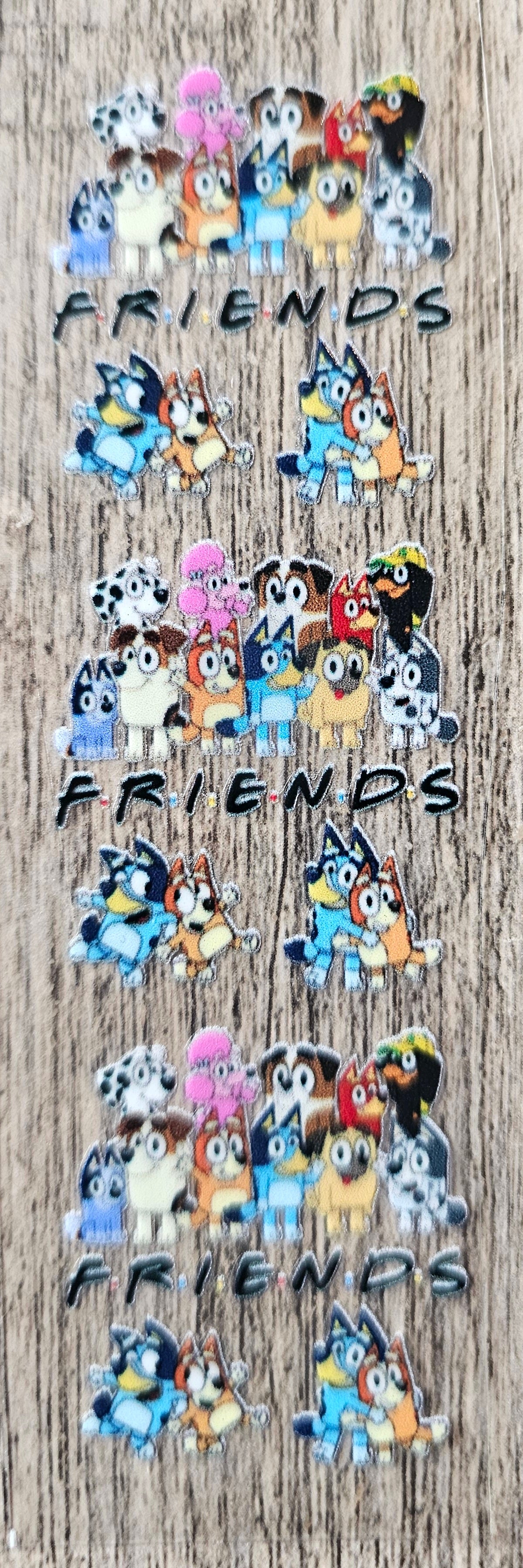 Blue Dofg Friends Pen/Bookmark Wrap