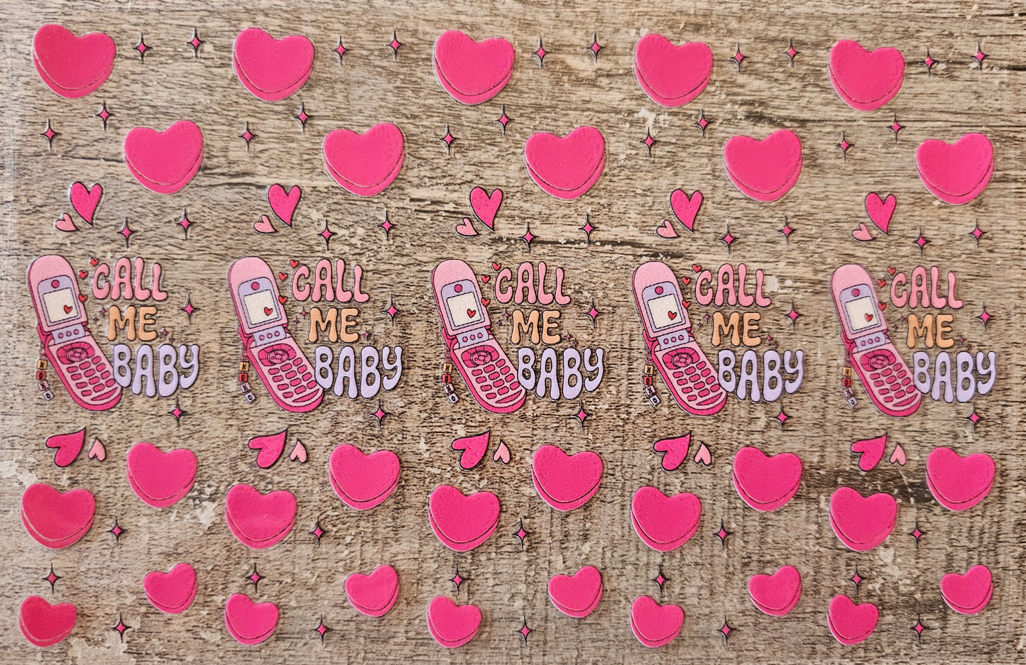 Call Me Pen/Bookmark Wrap Sheet