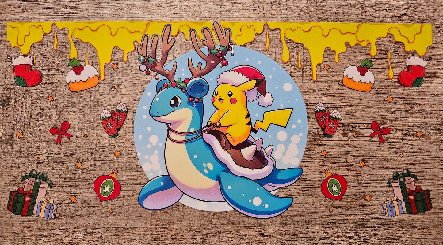 Christmas Pocket Monster 16oz Wrap