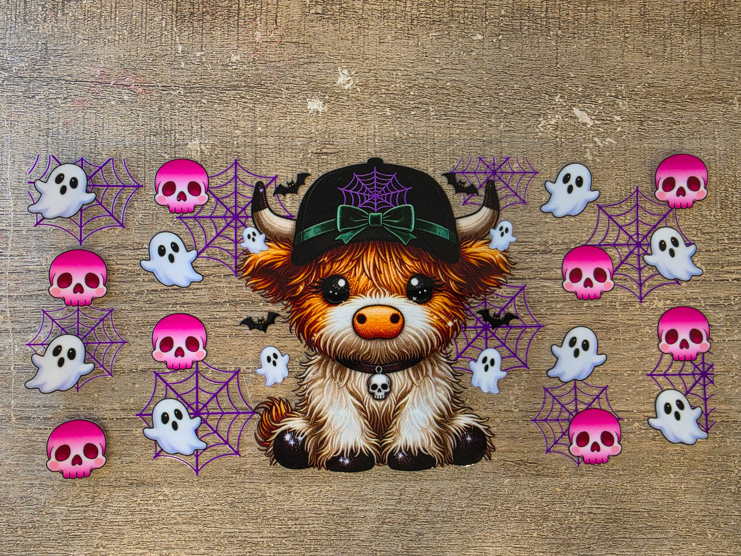 Halloween Cow 16oz Wrap