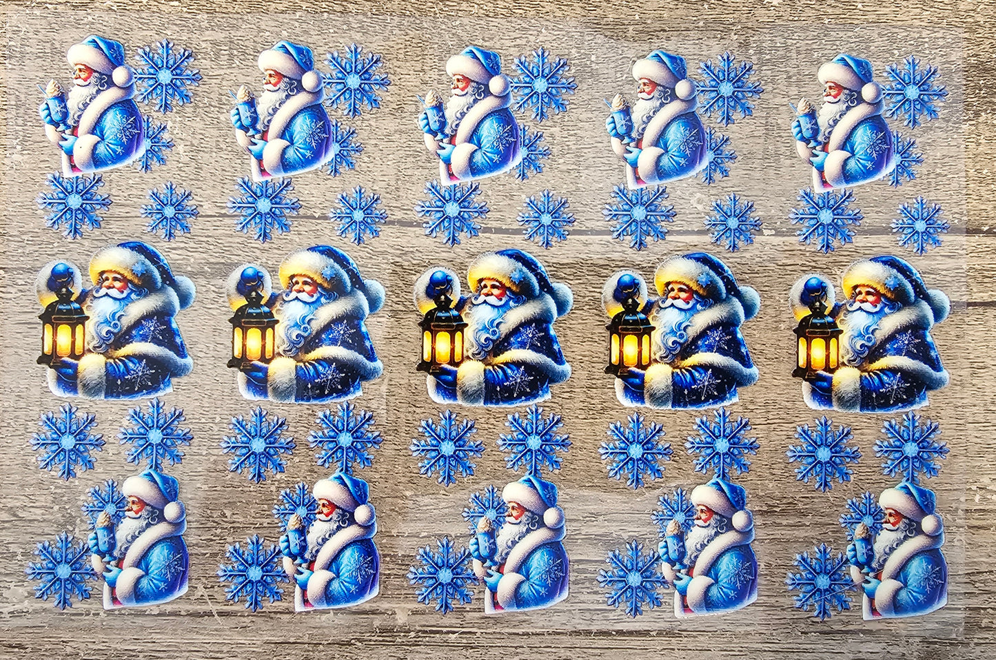 Santa Christmas Pen/Bookmark Sheet Wrap