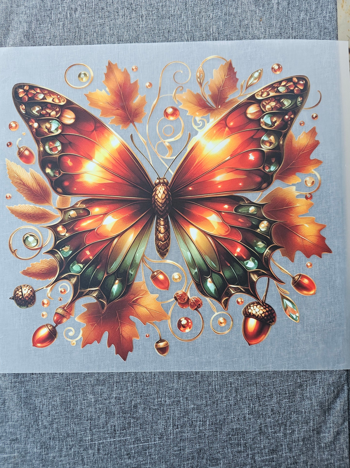 Thanksgiving Fall Butterfly DTF