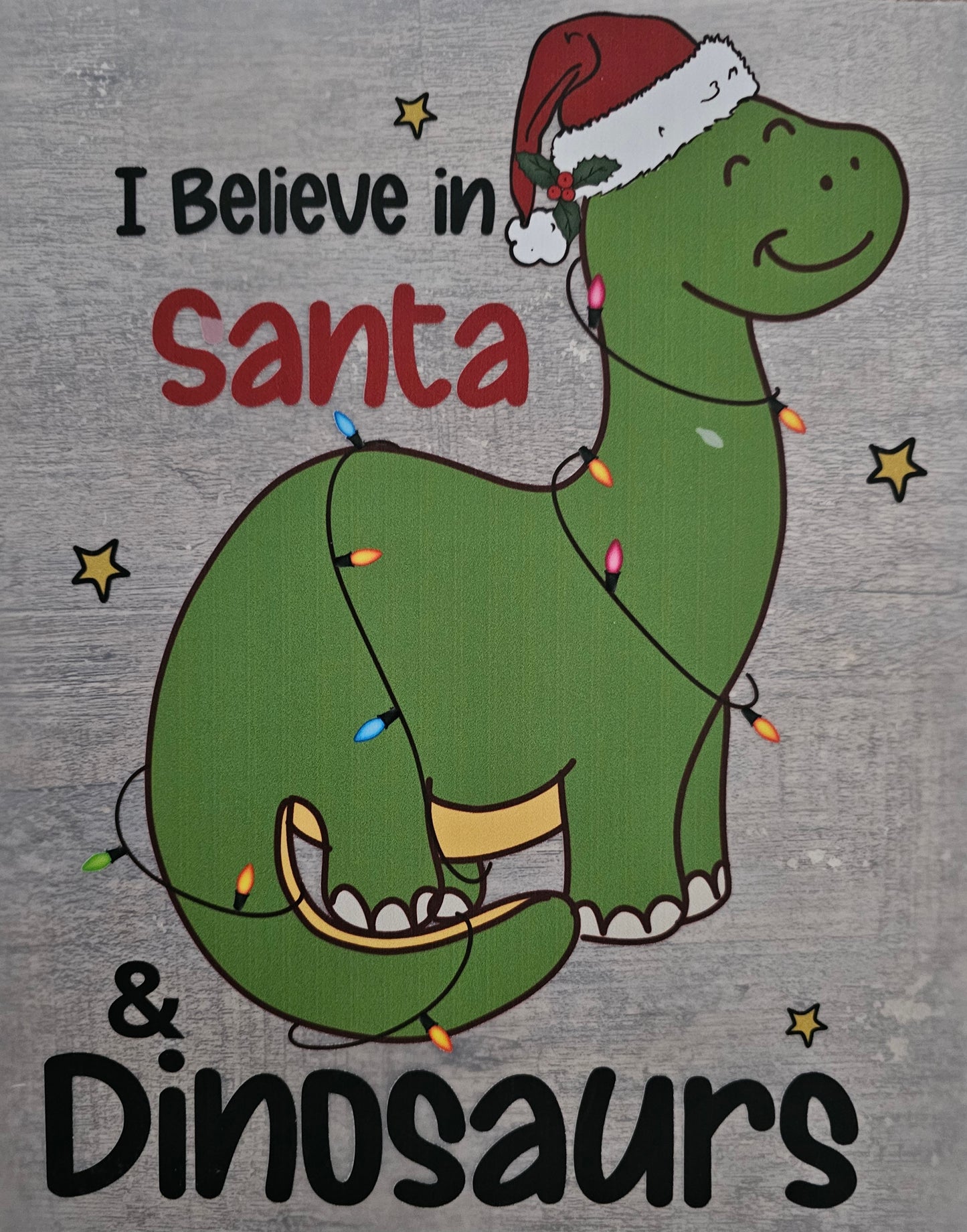 Dino and Santa DTF