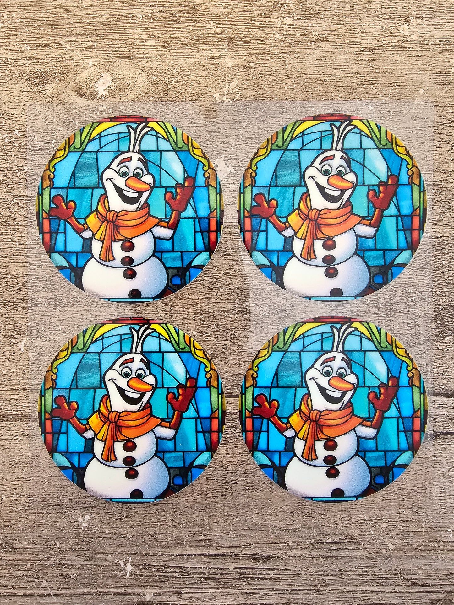 Snowman Round Wrap Sheet