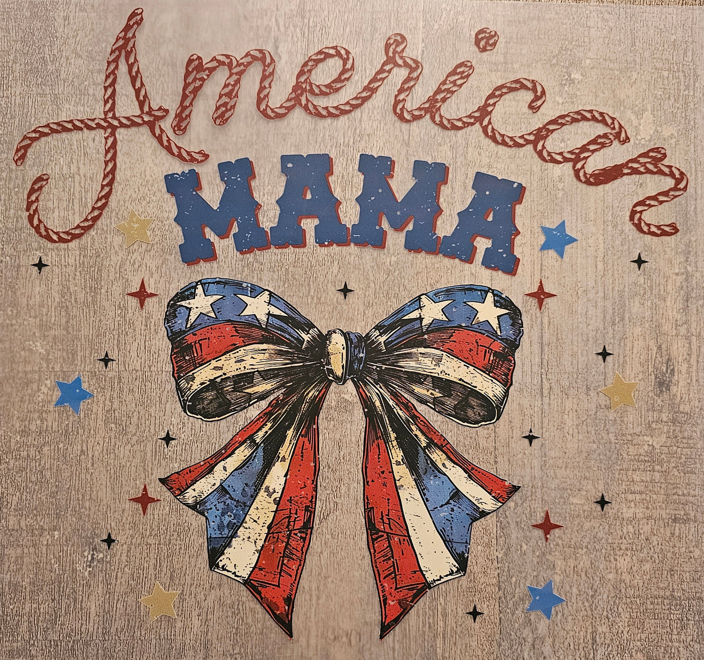 4th of July American Mama DTF