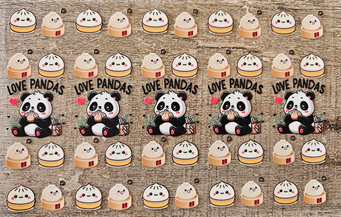 Panda Pen/Bookmark Wrap Sheet