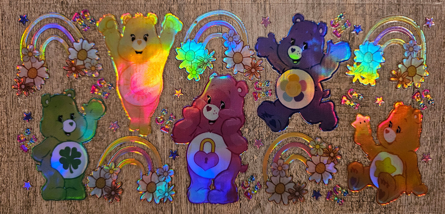Holographic Bears 16oz Wrap