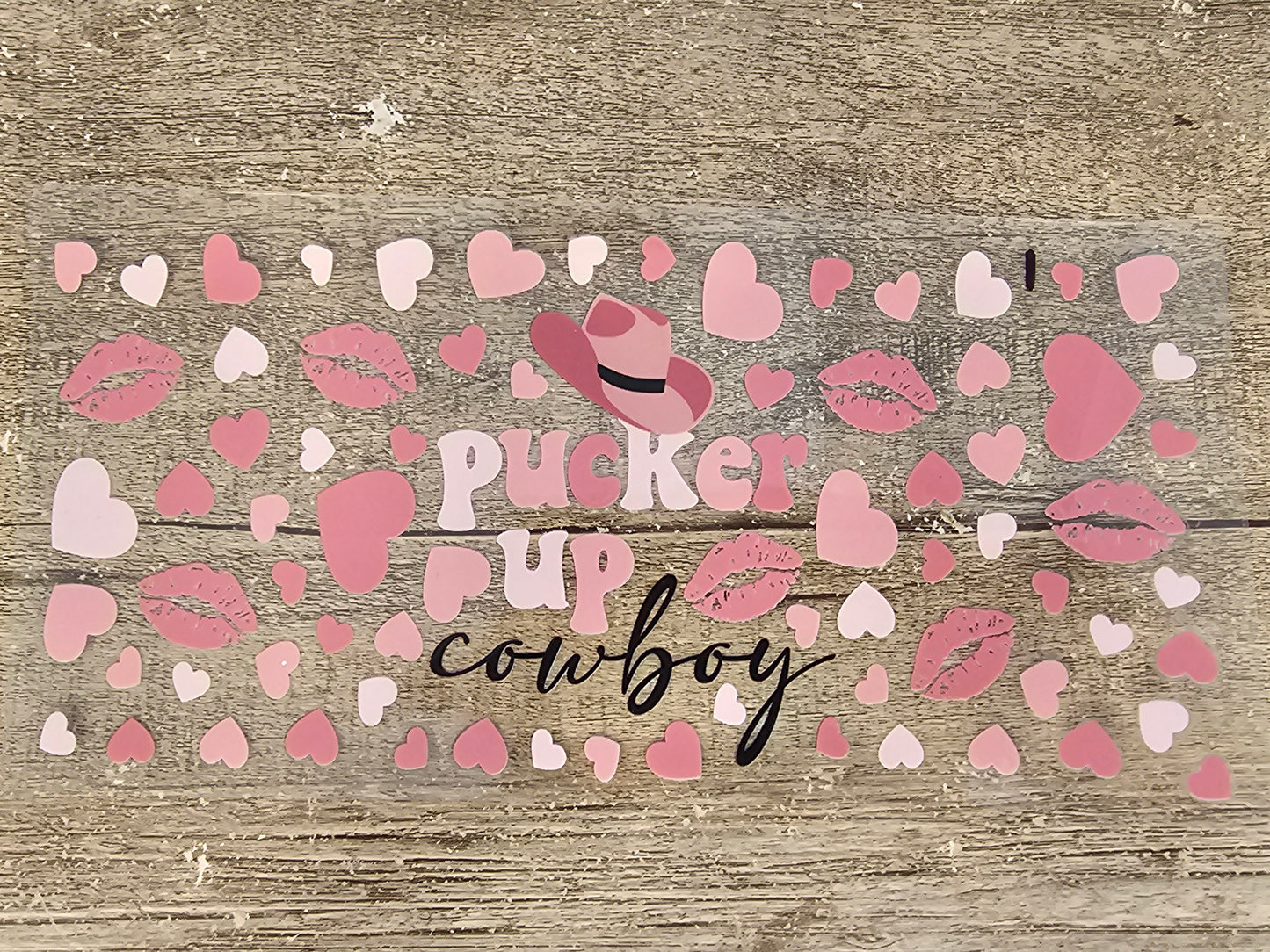 Western Cowboy Valentine 16oz Wrap