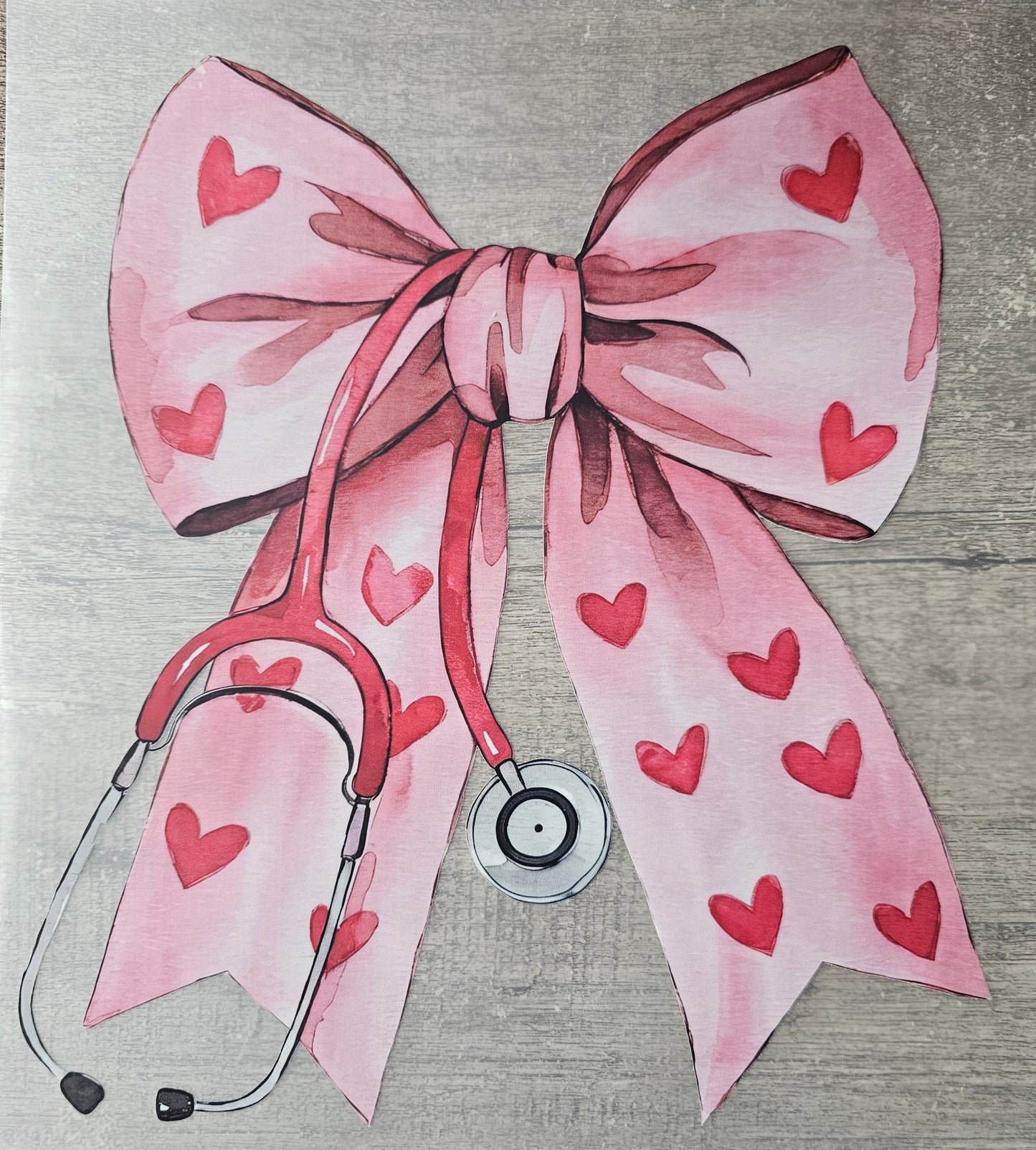 Healthcare Nurse Bow DTF