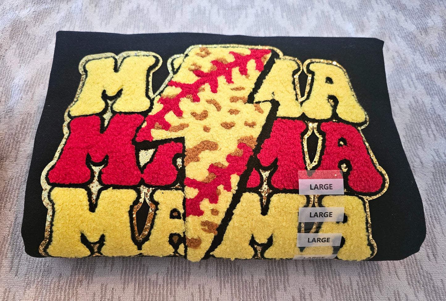 Softball Mama Black Sweater