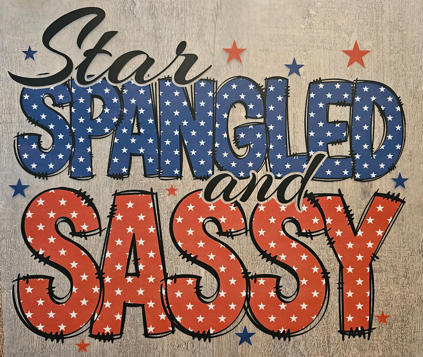 4th of July Spangled and Sassy DTF