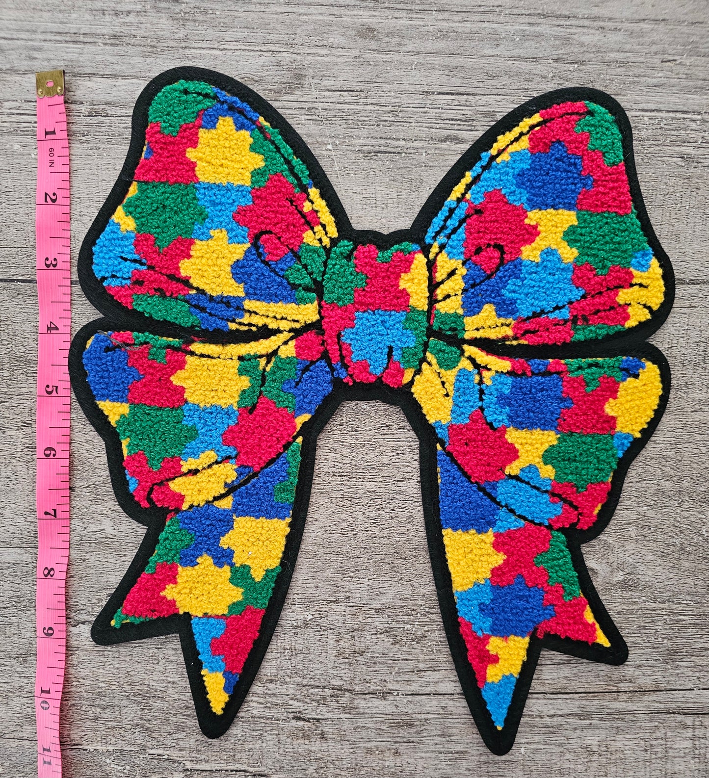 Autism Bow Patch