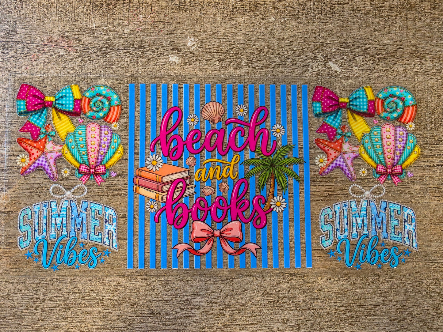 Beach and Books 16oz Wrap
