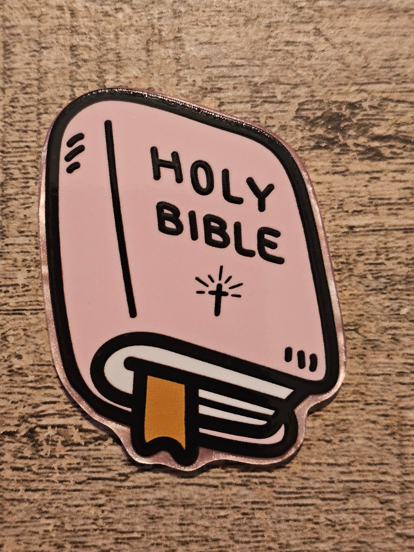 Bible Acrylic Flat Back