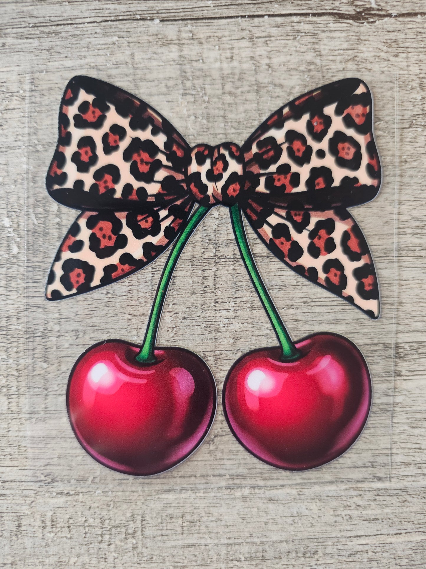 Cherry Bow 4inch Decal