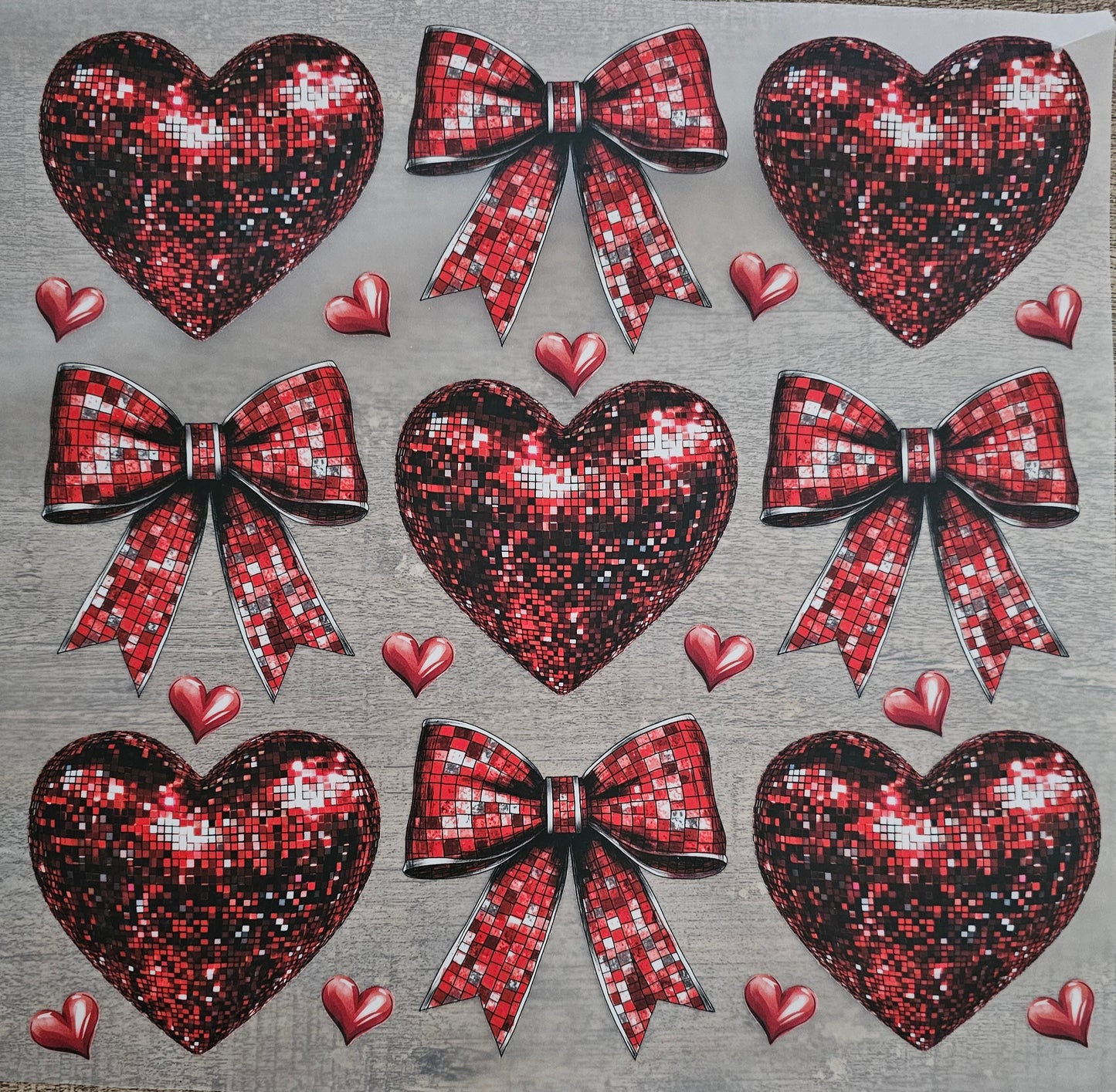 Hearts and Bows DTF