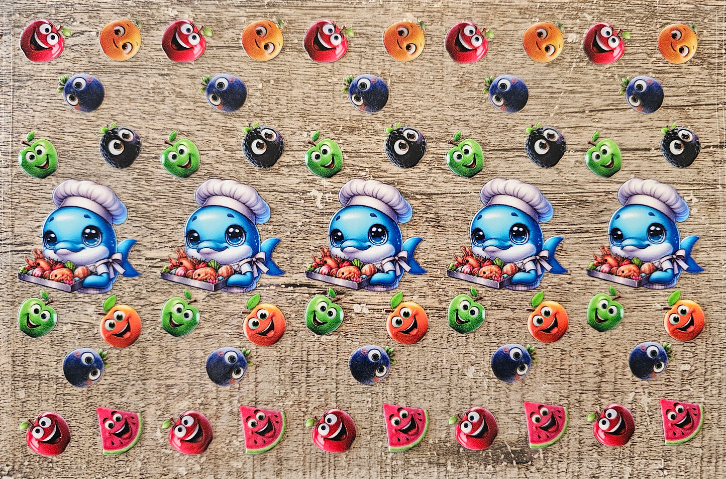 Dolphin Pen/Bookmark Wrap Sheet