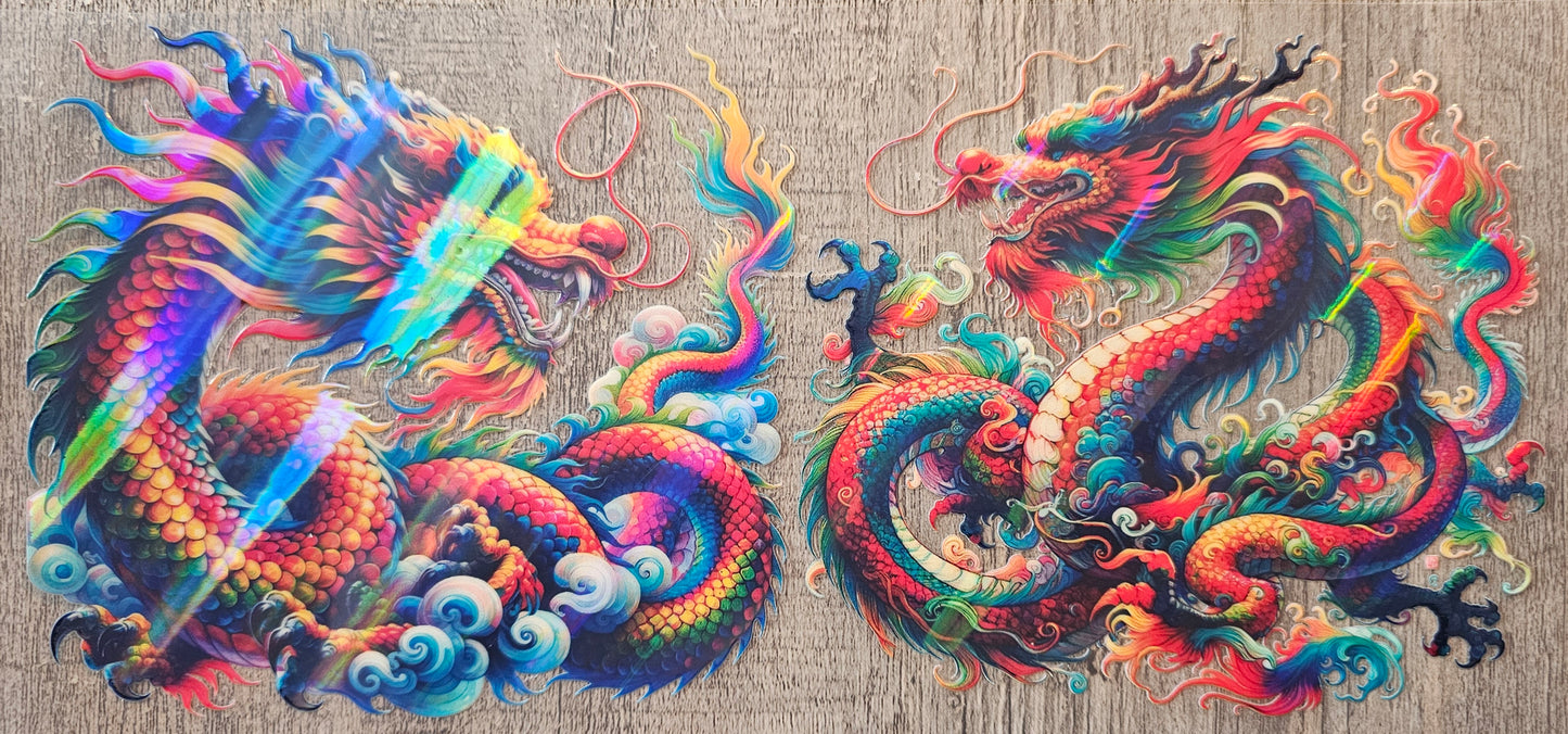 Dragon Holographic 16oz Wrap