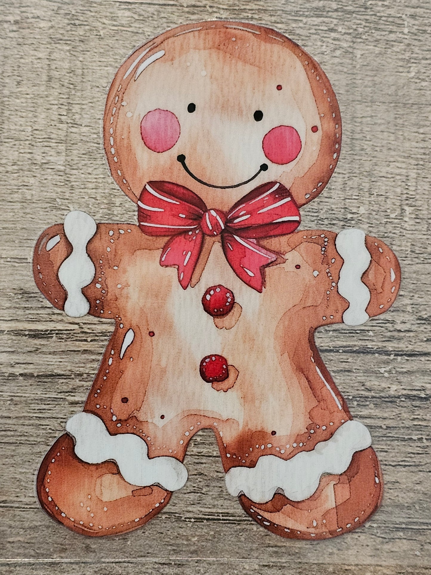 Gingerbread Man Decal