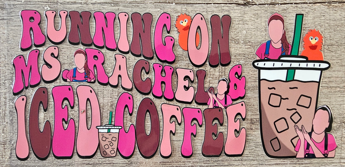 Rachel and Coffee 16oz Wrap