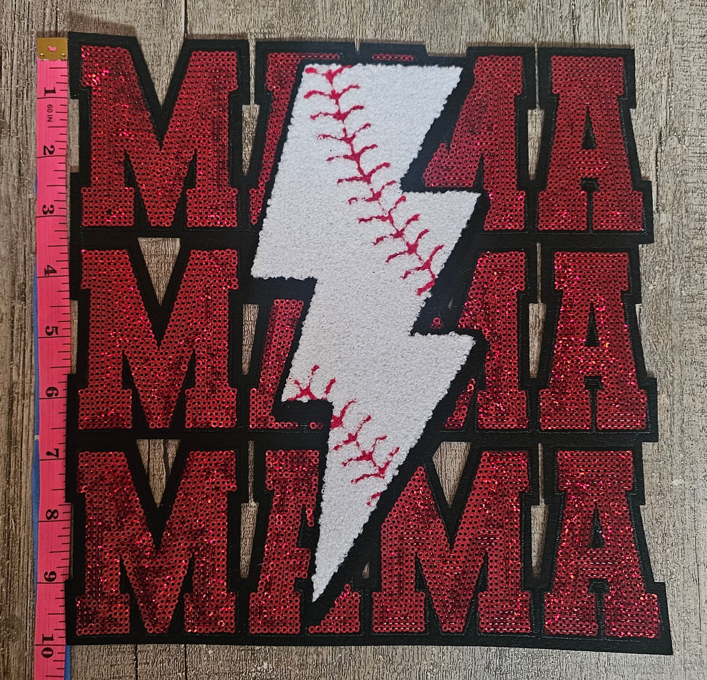Baseball Mama Patch