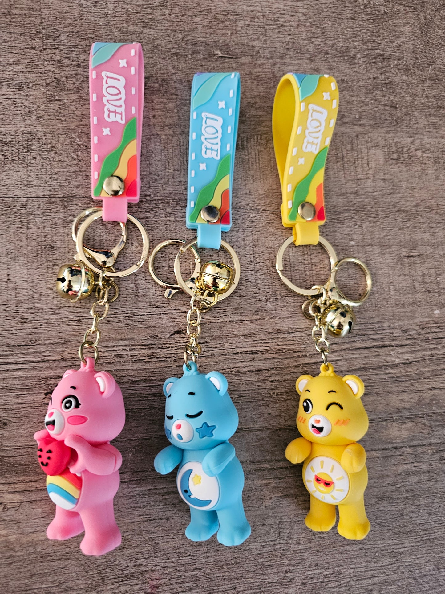 Caring Bears Keychains