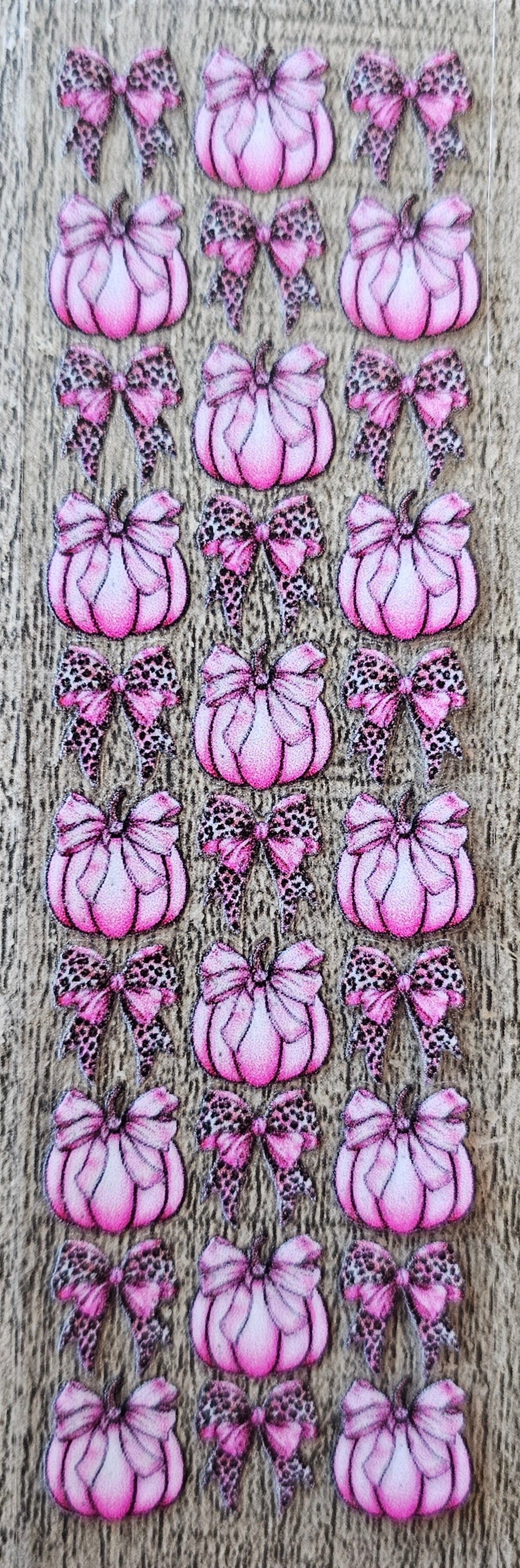 Pink Pumpkin Pen/Bookmark Wrap