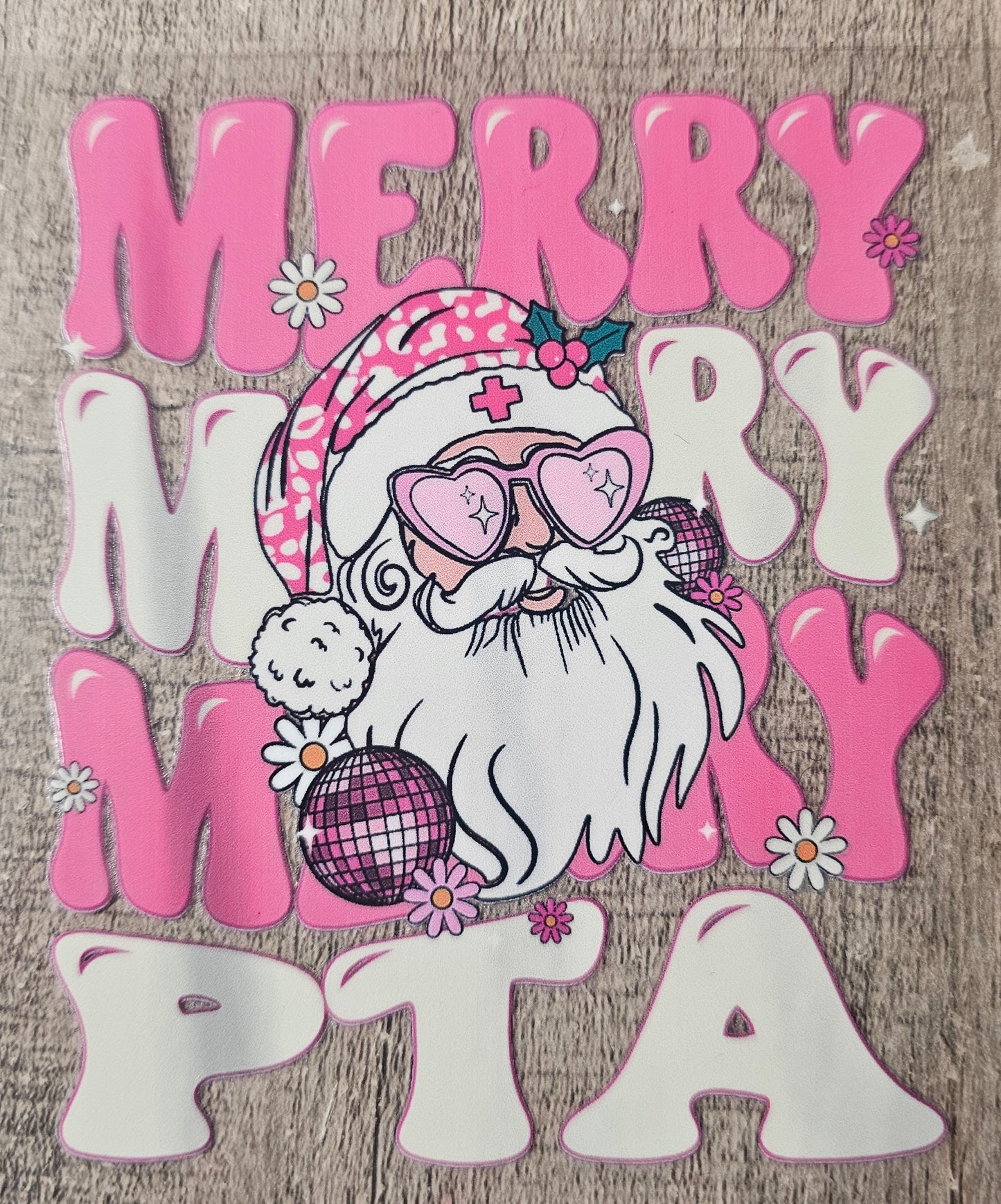 Santa PTA 4in Decal