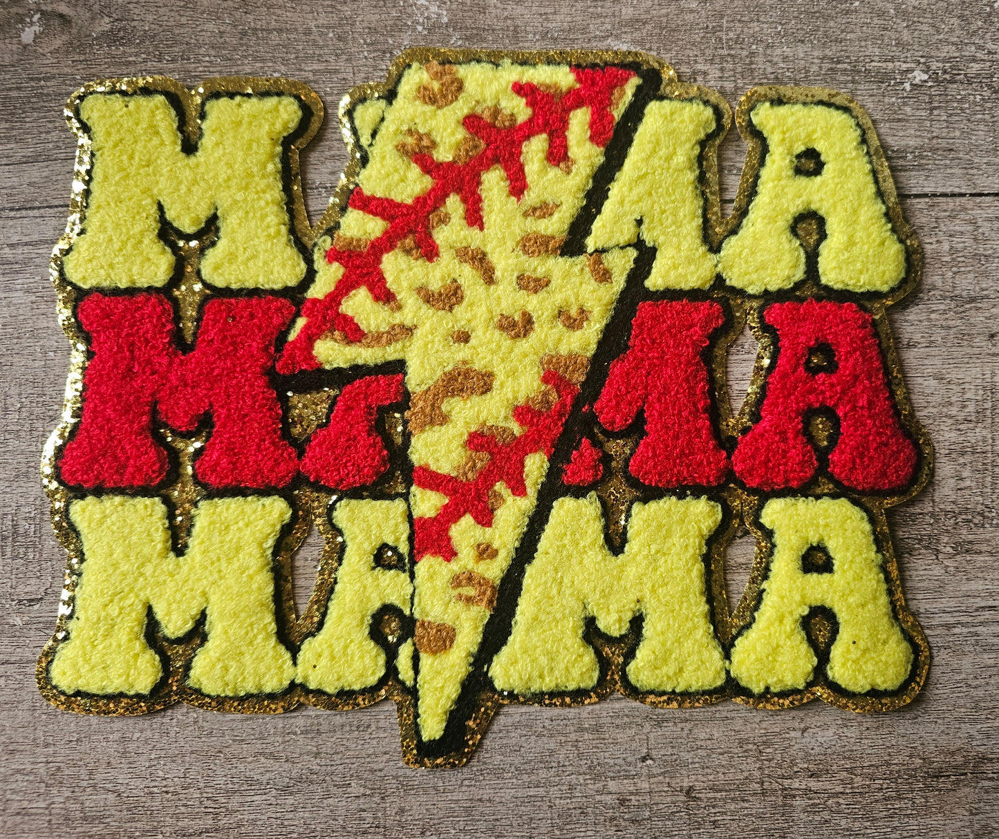 Softball Mama Patch
