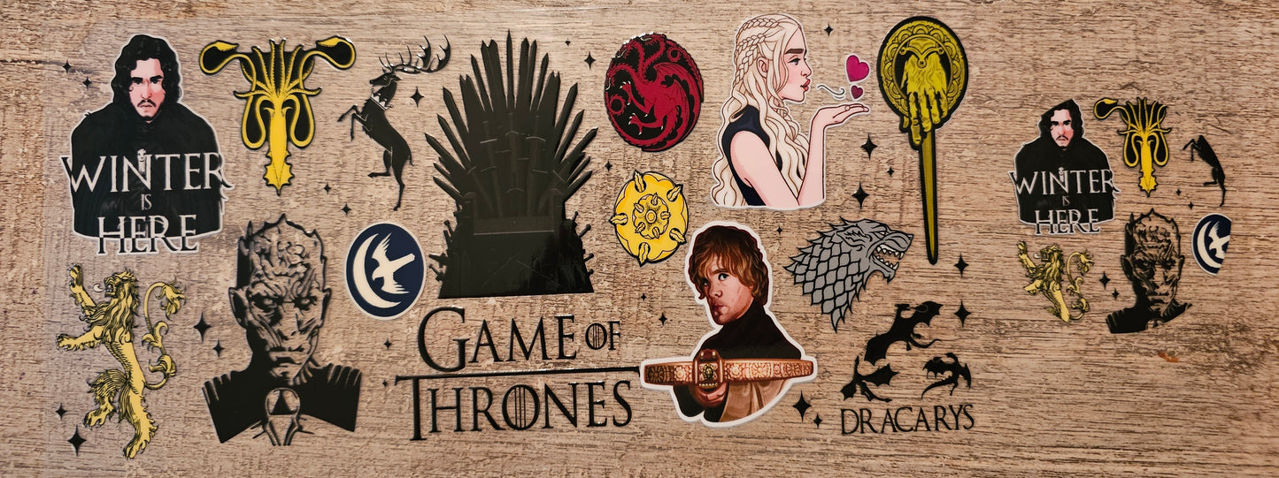 Thrones 16oz Wrap with Lid Design