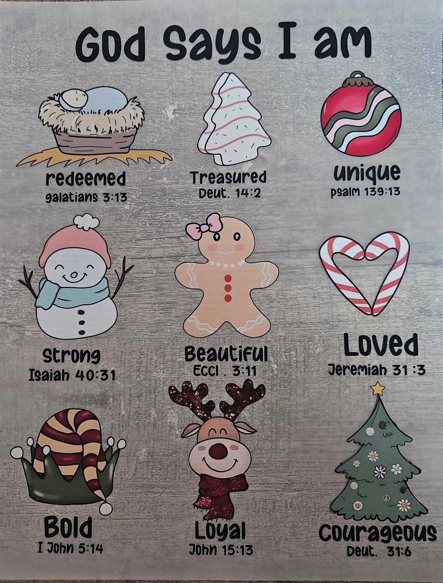 Christmas God Says DTF