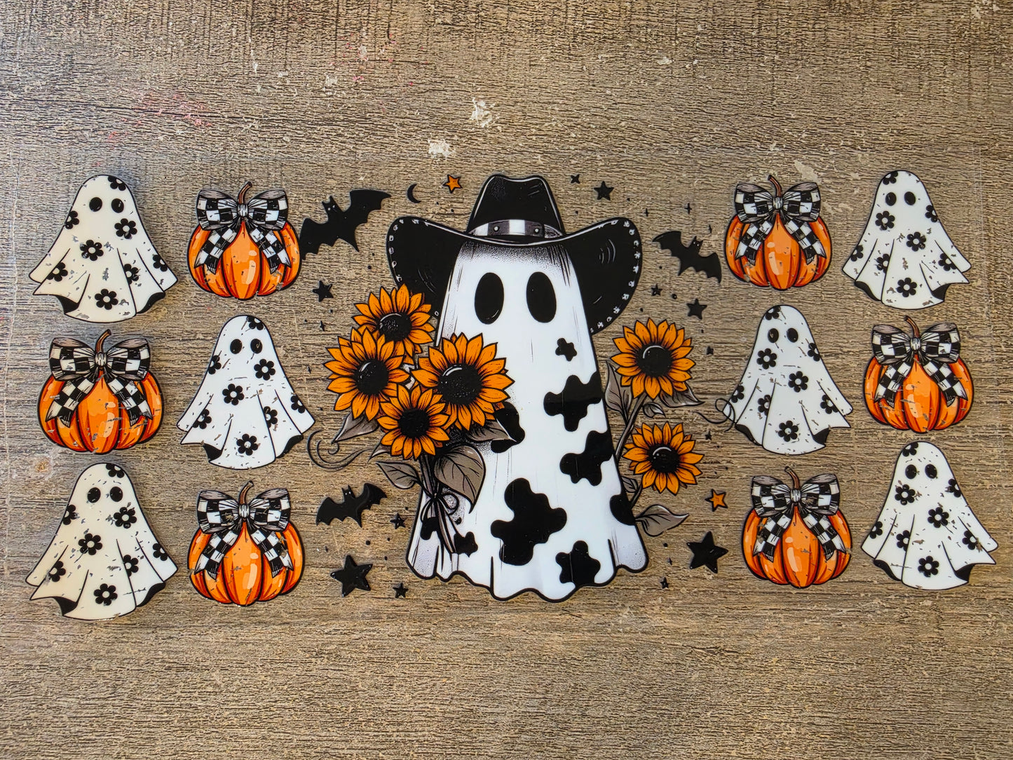 Halloween Ghost 16oz Wrap