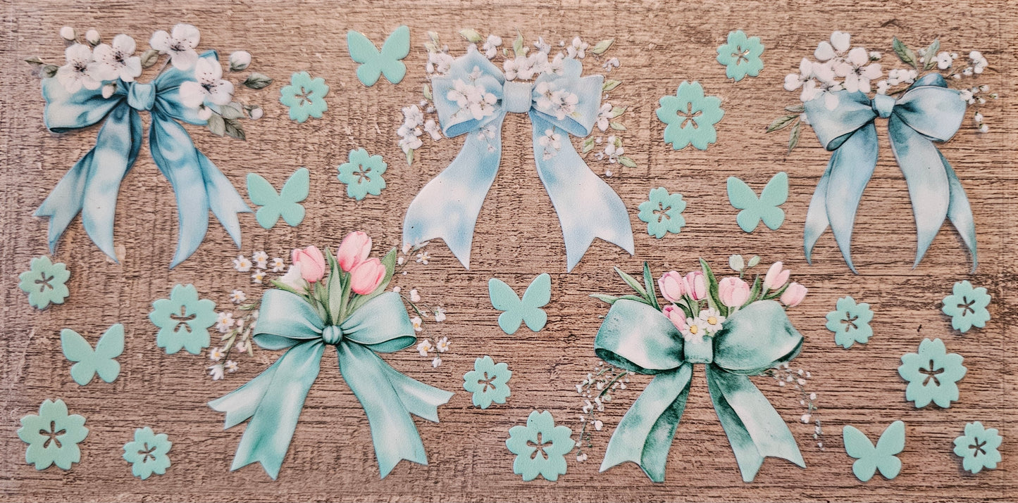 Bows and Flowers 16oz Wrap