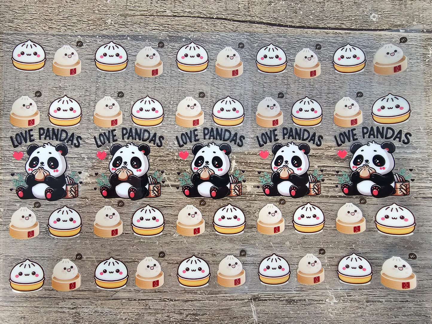 Panda Pen/Bookmark Wrap Sheet