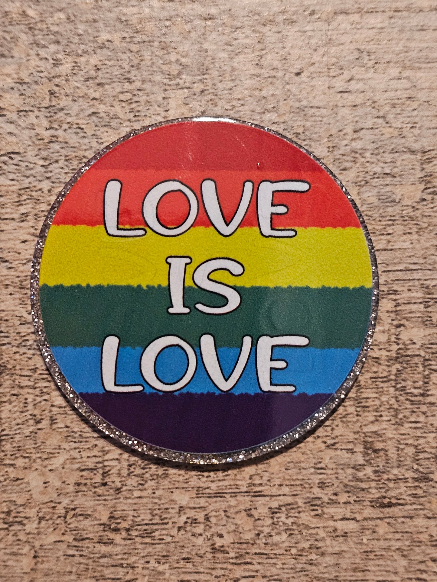 Love is Love Acrylic Flat Back