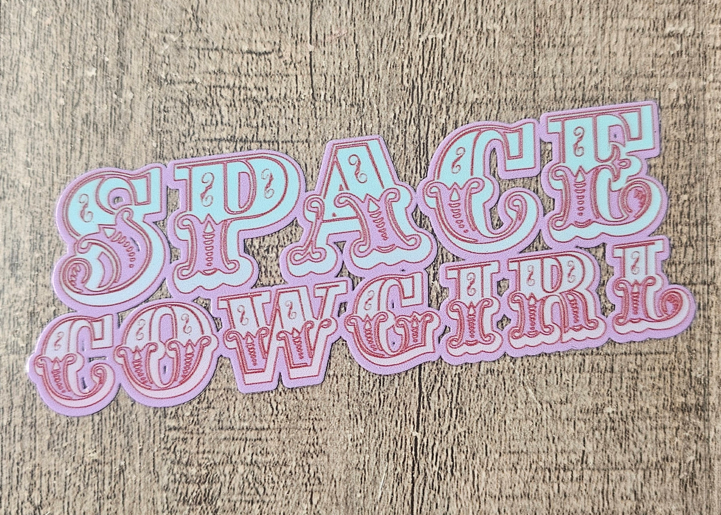 Space Cowgirl 4in Decal